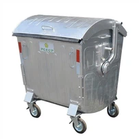 1100L issiq daldırma galvanizli axlat qutisi