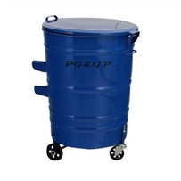 280L galvanizli umumiy axlat qutisi