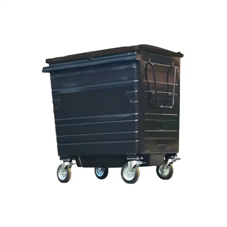 Industrial Metal Trash Can